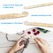 32 Pcs Crochet Hooks Set, Ergonomic 12mm-25mm Large Crochet Hooks for Chunky Yarn, Professional Huge Crochet Needles and Accessories for DIY Crafts, Carpets, Scarves